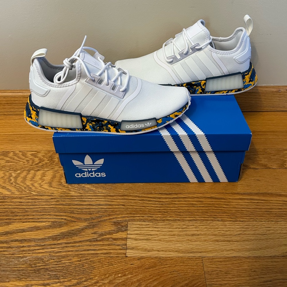 Adidas NMD R1 “White Camo” Size 8.5 Sneaker